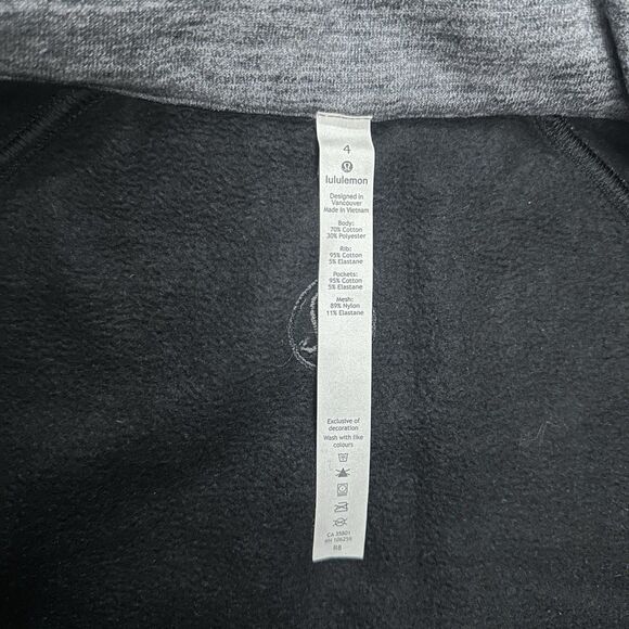 Lululemon Radiant Jacket II Full Zip Funnel Neck Heather Gray 4 Running Gym - Picture 4 of 11